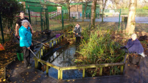 St Michaels School pond cleaning